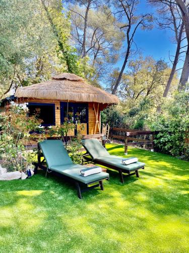 Chalet entièrement équipé avec jaccuzi - Chambre d'hôtes - Mougins