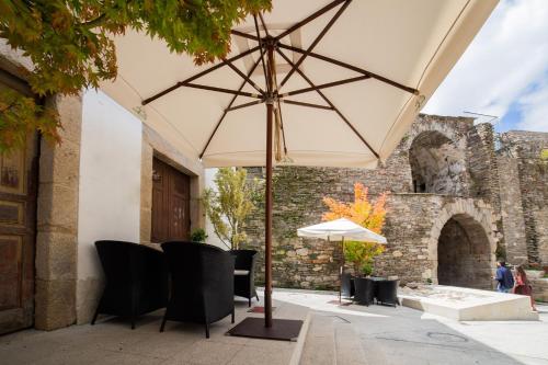 Erkély/terasz, Hotel Monumento Pazo de Orban in Lugo városközpont