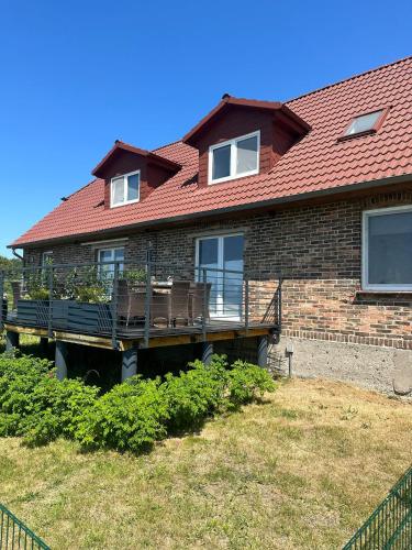 Hotelli välisilme, ,,Haus MARSI'' idyllische Doppelhaushälfte am Banzelvitzer Strand (,,Haus MARSI'' idyllische Doppelhaushalfte am Banzelvitzer Strand) in Rappin