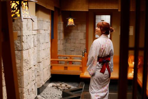 Ryokan Asukasou at the entrancne of Nara park