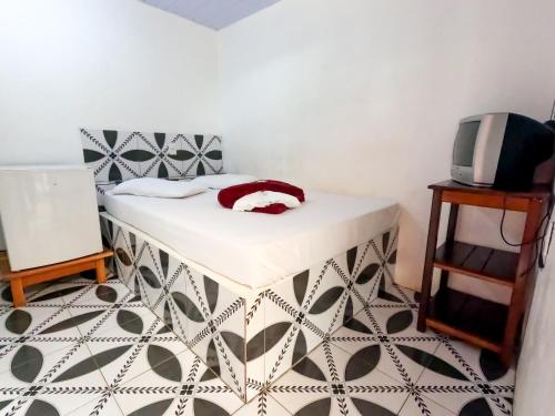 1 double bed