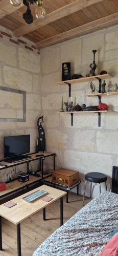 Koplietošanas atpūtas telpa ar TV, Loft Bellevue in Troo