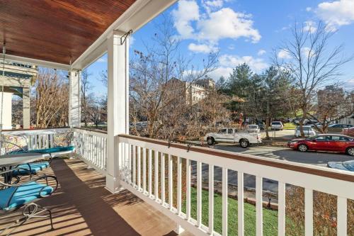 Walk to Forest Park Euclid Fire Pit Porch Swing