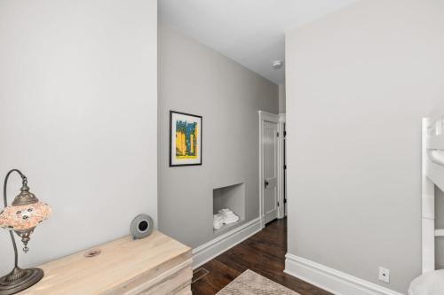 Walk to Forest Park Euclid Fire Pit Porch Swing