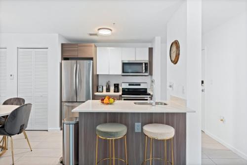 Modern apartment in Edgewater in Miami, USA