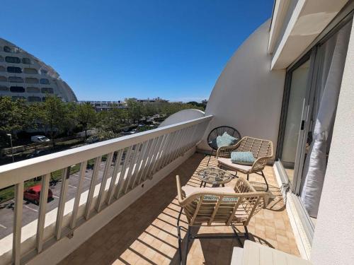 Studio cabine rénové avec piscine, climatisation - La Grande-Motte - FR-1-250-271 Studio cabine rénové avec piscine, climatisation - La Grande-Motte - FR-1-250-271