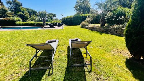 Luxueuse Villa vue mer avec piscine Golfe de St Tropez 14 personnes