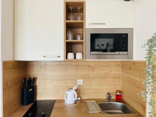 Cozy studio on the roof, next to Incheba Expo, Bratislava (fotografie 8)