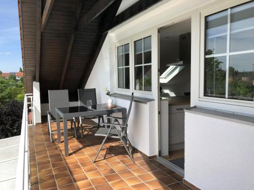Balkons/terase, Wohnung Am Spitalgarten für 4 Personen (Wohnung Am Spitalgarten fur 4 Personen) in Gundelfingen an der Donau