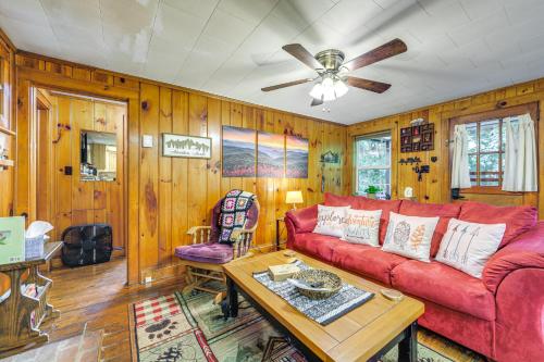 Pet-Friendly Creekside Cabin with Pool Access! in Maggie Valley, USA