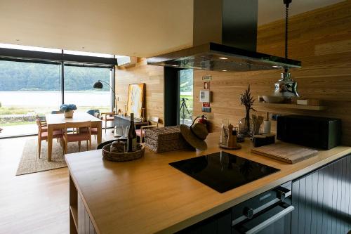 ห้องครัว, Sete Cidades Lake Cabin - Casa da Lagoa in อาร์ริเฟส