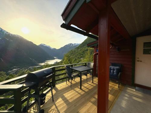 Aussicht, Hole Hytter in Geiranger