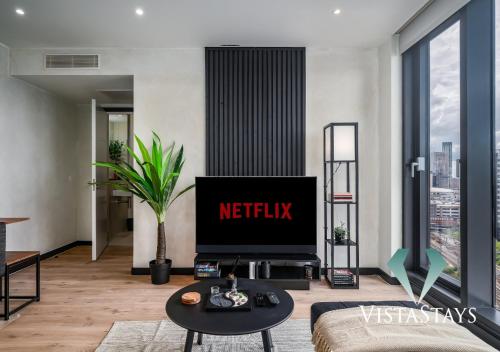 Japanese-inspired Cozy 1-Bed in Manchester by Vista Stays, Manchester (fotografie 8)