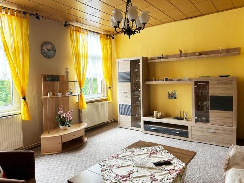 kawasan lounge/TV kongsi, Fewo an der Stadtmauer in Quedlinburg