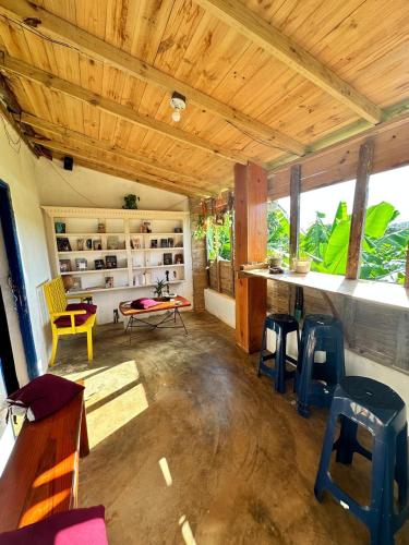 Erkély/terasz, Hostel La Ballena Backpacker in Las Galeras