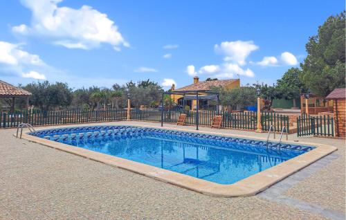Peldbaseins, Beautiful Home In Pozo De Los Palos in Los Diaz