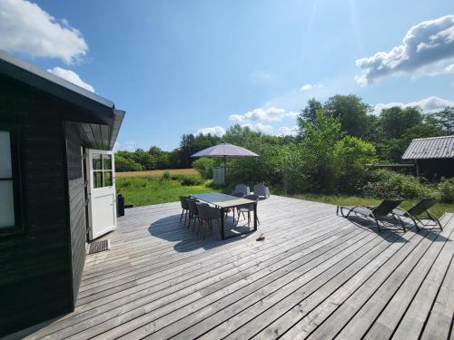 Sommerhus ved Mossø med søkig