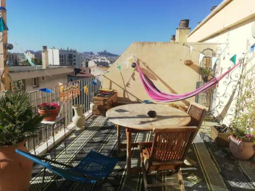 Appartement avec grande terrasse à la Blancarde - Location saisonnière - Marseille