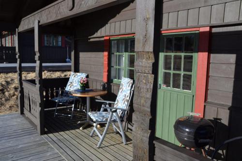 Erkély/terasz, Lifjellhytte 10 by Norgesbooking - cabin at Golsfjellet in Gol