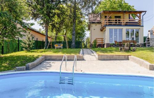 Swimming pool, Beautiful Home In Aljmas in Aljmas