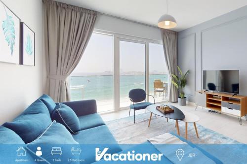 Vacationer Holiday Homes I Breathtaking 2 Bedroom I Panoramic Sea & Ain Dubai Views I JBR, Дубай