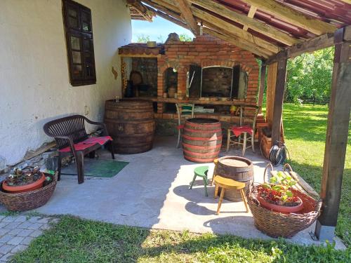 balkon/terras, Seosko Domaćinstvo Jevtić (Seosko Domacinstvo Jevtic) in Pivara