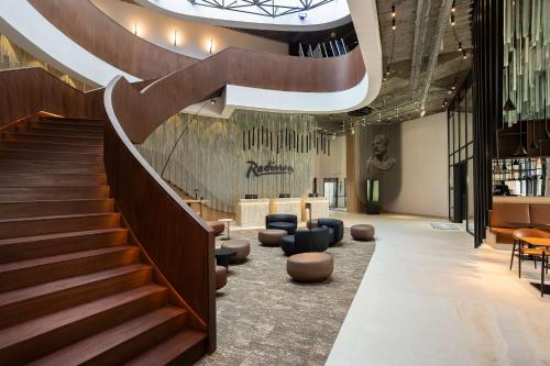 로비, 래디슨 호텔 튀니스 시티 센터 (Radisson Hotel Tunis City Center) in 튀니스