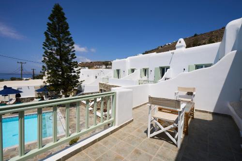 陽台/露台, 貝麗絲茉米克諾斯度假酒店 (Bellissimo Resort Mykonos) in 阿吉歐尼斯