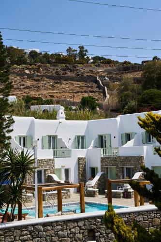 外部景觀, 貝麗絲茉米克諾斯度假酒店 (Bellissimo Resort Mykonos) in 阿吉歐尼斯