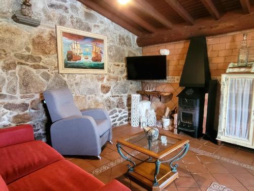  Casa Rústica Piscina, Apartadiño in Pobra do Caramiñal