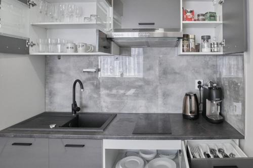 Kitchen, Apartment Sun & Moon in Prague 12