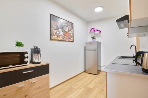 Kitchen, Apartment Sun & Moon in Prague 12