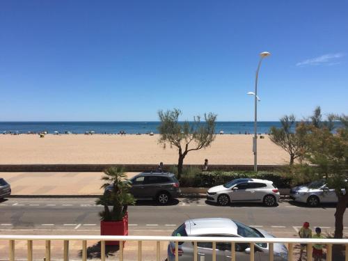 Front de mer 100m2 Vue magnifique, balcon, jardin, garage - Location saisonnière - Valras-Plage