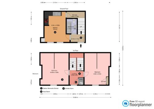 LAW 5 - DIGS - INVOICE and REDUCED PRICE only via SUNRISE SHORT LETS DUNDEE, 2 rooms, 4 Double Beds, Fully Equipped, Free Parking, WiFi, 3xSmart TVs, Groups, Families, Food, Shops, Bars, Centrally Located, Short or Long Stays, Dundee (fotografie 10)