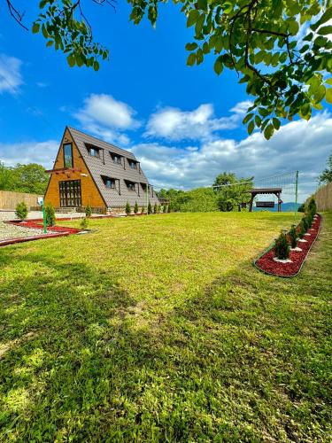 A szálláshely kívülről, Cabana Galaxy A Frame by Cabanele Galaxy in Vulcana De Sus