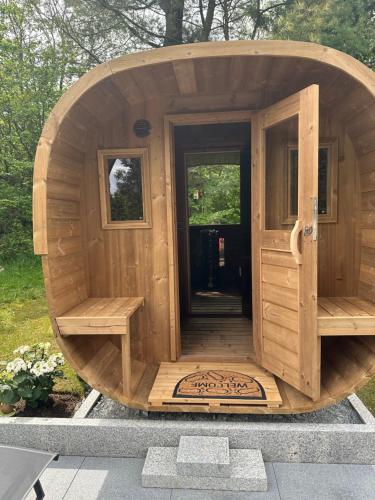 สวน, Komfortables Ferienhaus am Frankenwaldsee in Lichtenberg-Frankenwald unweit Hof (Frankenwald Ferienhaus FourStars am See in Lichtenberg, Bayern, Oberfranken, Bad Steben - Hof -Saale) in บัด ชเตเบิน