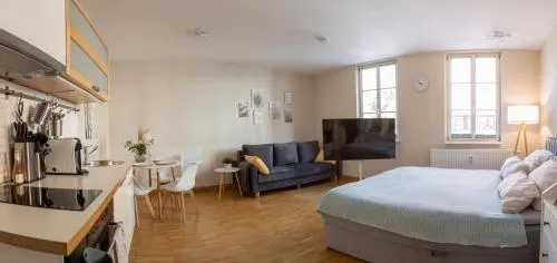 Ein gemütliches Studio mit Netflix im Zentrum Bahnhofsnähe in Coburg, Deutschland