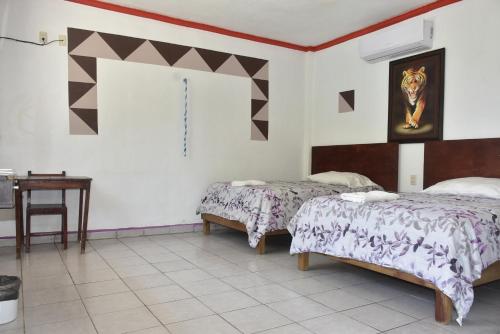 2 double beds