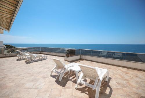 Balcony/terrace, Athos apartments Dobre Vode in Bar