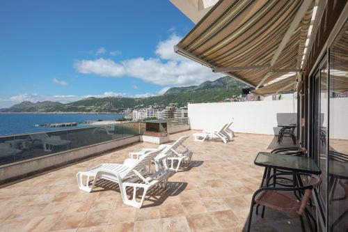 Balcony/terrace, Athos apartments Dobre Vode in Bar