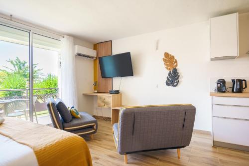 Studio neuf et cosy proche des plages - L'Alamanda - image 7