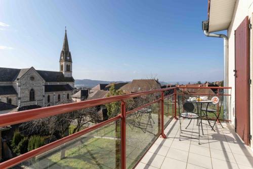 Balkons/terase, T3 Les Tilleuls Sermerieu in Vignieu