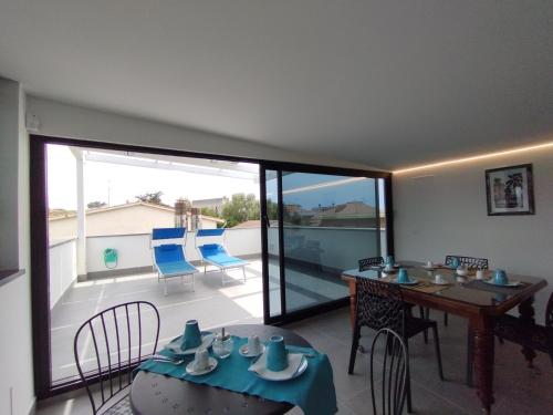 Balkon/Terrasse, Acquamarina in Civitavecchia