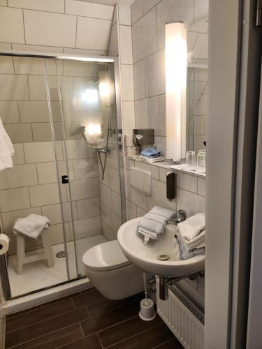 Zuhanyzó, Hotel Willert in Wismar Városközpont
