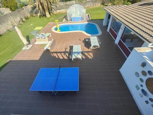 Casa de sol, piscina y jacuzzi con 4 hab en Comunidad de Madrid