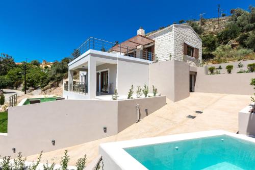 Upper View Villa 1, with private pool gîte à louer Maláxa