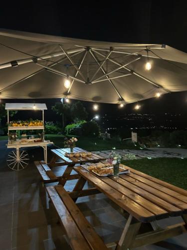 Ресторан, La Valle B&B in Castel Campagnano