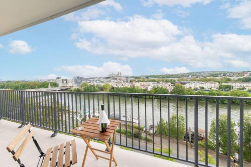 Appartement Proche Roland Garros Balcon vue Seine - Location saisonnière - Boulogne-Billancourt