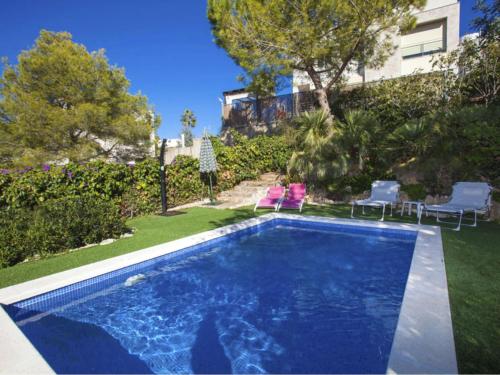 สวน, Villa Les Moreres de Sitges, Mediterranean-style family escape in กินต์ มาร์