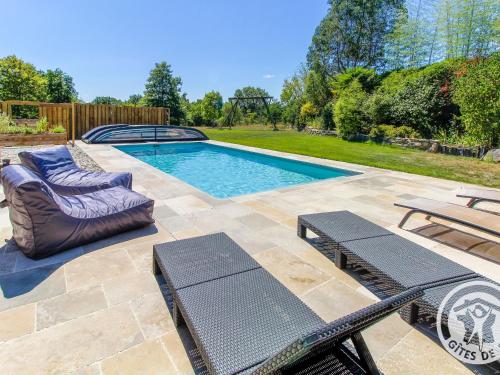 Roulotte climatisée avec piscine et jardin - FR-1-622-54 - Bellevigne-en-Layon